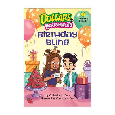 英文原版 Dollars to Doughnuts 01 Birthday Bling Spending 十拿九稳系列1 生日狂欢 消费 英文版 进口英语原版书籍