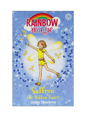 英文原版 Rainbow Magic Saffron The Yellow Fairy 彩虹魔法仙子 黄色仙子莎弗伦 儿童奇幻章节桥梁书 英文版 进口英语原版书籍
