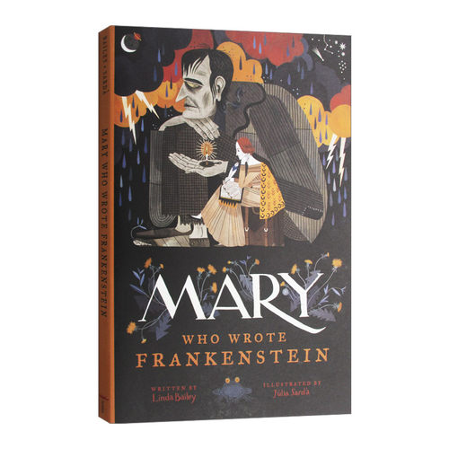 英文原版 精装 Mary Who Wrote Frankenstein 玛丽·雪莱的故事 英文版 纪念弗兰肯斯坦200周年儿童全英语书