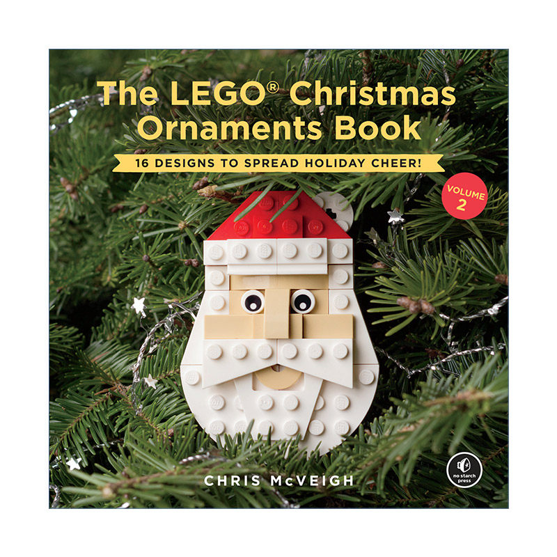 英文原版 The LEGO Christmas Ornaments Book Vol.2 圣诞主题乐高装饰品创意搭建指南2 精装 手工艺 Chris McVeigh 英文版