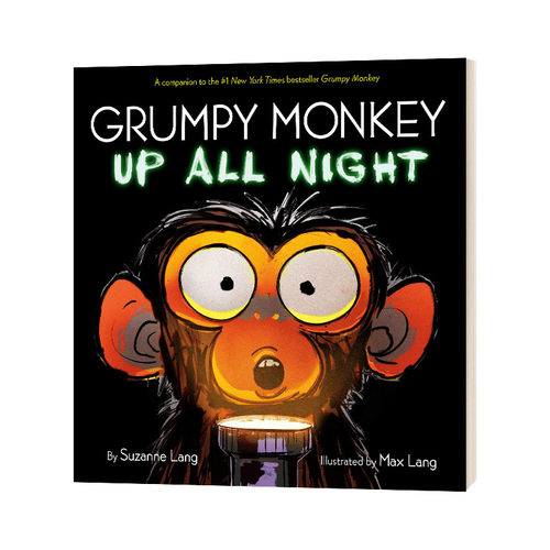 英文原版 Grumpy Monkey Up All Ninght 心烦的猴子和他的弟弟 暴怒猴 儿童精装绘本 苏珊娜·朗 英文版 进口英语原版书籍