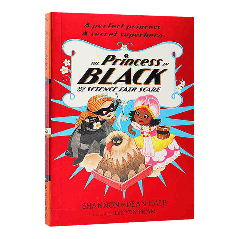 英文原版 The Princess in Black and the Science Fair Scare 黑衣公主6 可怕的科学展 英文版儿童全英语书