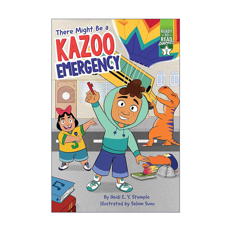英文原版 There Might Be a Kazoo Emergency 卡祖笛有急事 分级阅读漫画版  Ready-to-Read Graphics Level 2 进口英语原版书籍