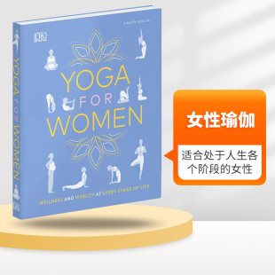 and 女性瑜伽 精装 Vitality Wellness for 英文版 Life 进口英语原版 Stage Women Yoga 英文原版 书籍 Every