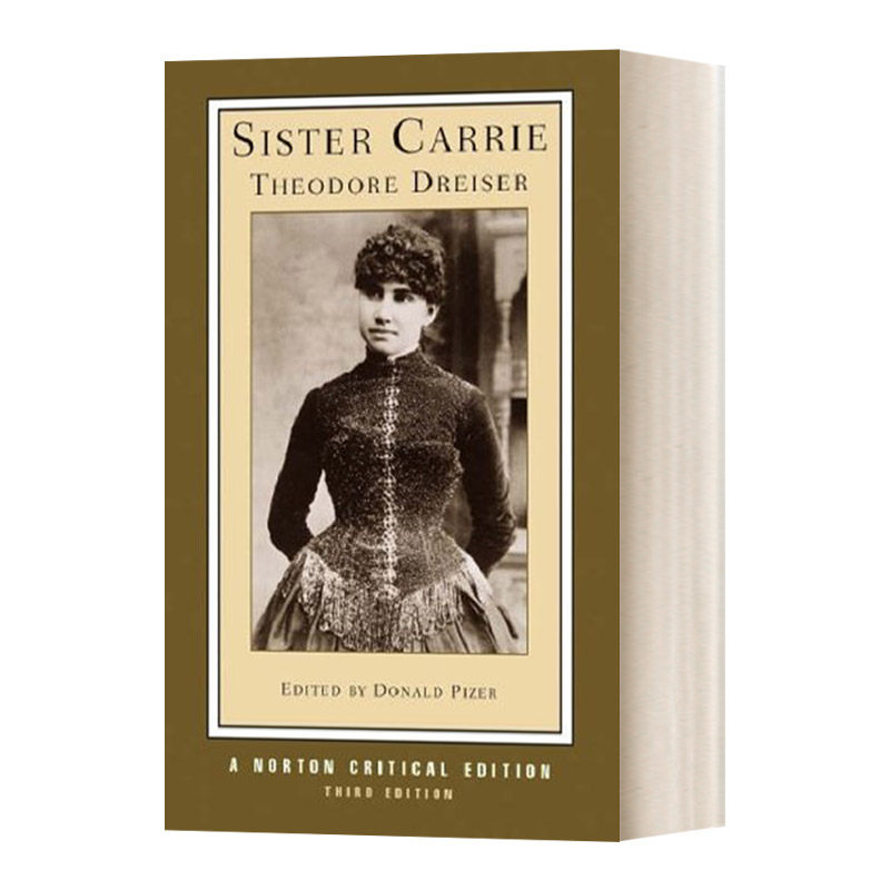 英文原版 Sister Carrie 嘉莉妹妹 诺顿文学解读系列 Norton Critical Edition 英文版 进口英语原版书籍