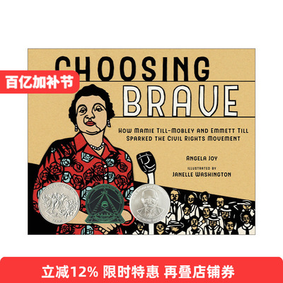英文原版 Choosing Brave 选择勇敢 2023凯迪克银奖 精装绘本 英文版 进口英语原版书籍