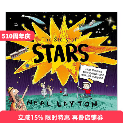 英文原版 The Story of Stars 星星的故事 儿童科普百科知识绘本 Neal Layton 英文版 进口英语原版书籍