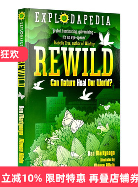 英文原版 Explodapedia: Rewild 爆炸科普系列 恢复自然 英文版 进口英语原版书籍