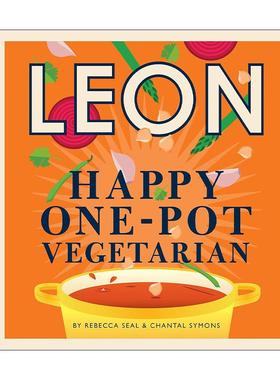 英文原版 Happy Leons Leon Happy One-Pot Vegetarian 莱昂的快乐一锅煮素食 100多道方便简易烹饪食谱精装 进口英语原版书籍
