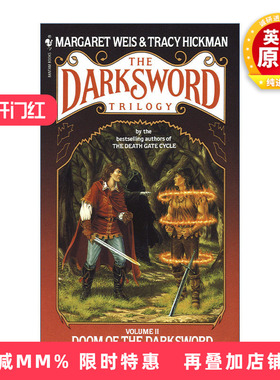 英文原版 Doom of the Darksword The Darksword Trilogy 02 暗黑之剑的毁灭 暗黑之剑三部曲2 龙枪系列作者Margaret Weis 英文版