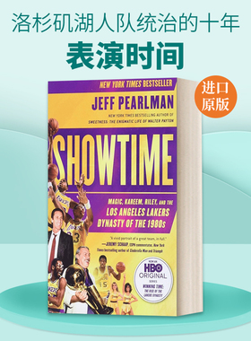 英文原版 Showtime Magic  Kareem  Riley  and the Los Angeles Lakers Dynasty of the 1980s 表演时间 英文版 进口英语书籍
