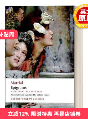 英文原版 Epigrams With parallel Latin text 马提亚尔警句 附拉丁文文本 牛津世界经典系列 英文版 进口英语原版书籍