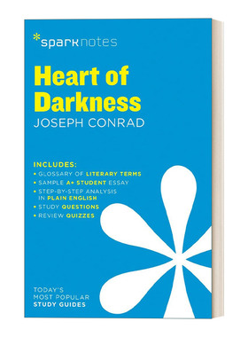 英文原版 Heart of Darkness SparkNotes Literature Guide 文学导读系列 黑暗之心 英文版 进口英语原版书籍