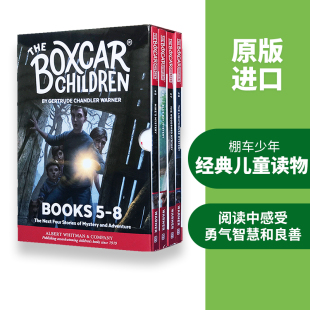 英文原版 8册全套 Mysteries 棚车少年5 小说 儿童读物 Boxcar 美国经典 The 励志故事书籍 Children 英语章节桥梁书 Books