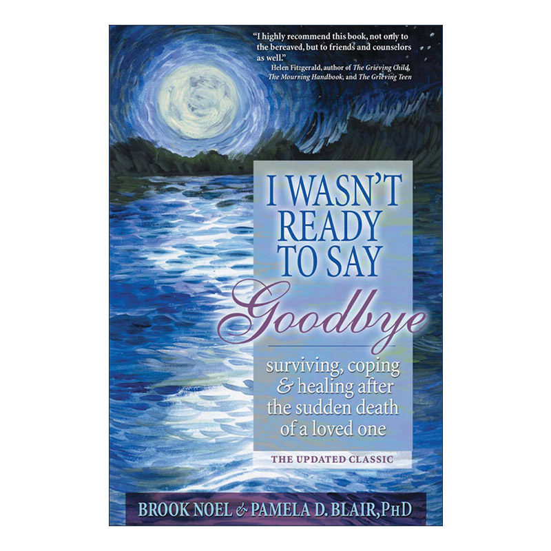 英文原版 I Wasn't Ready to Say Goodbye 我还没准备好说再见 爱人突然去世后的生存 应对和康复 更新版 Brook Noel 英文版