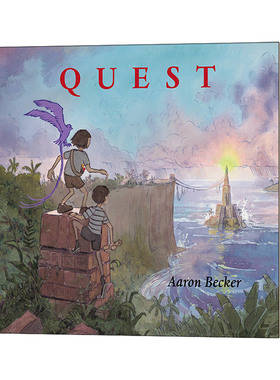 英文原版 Aaron Becker's Wordless Trilogy 02 Quest不可思议的旅程三部曲02 彩虹国度 儿童旅游主题精装绘本 凯迪克奖得主英文版