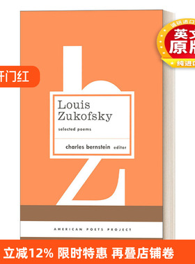 英文原版 Louis Zukofsky Selected Poems 路易 祖科夫斯基诗选 美国文库 American Poets Project 22 英文版 进口英语原版书籍