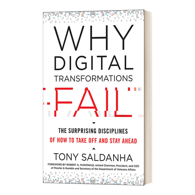 英文原版 Why Digital Transformations Fail 数字转型为何失败 如何起飞和保持领先 精装 英文版 进口英语原版书籍