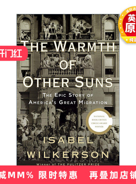 英文原版 The Warmth of Other Suns 他乡暖阳 美国大迁移史 Isabel Wilkerson伊莎贝尔·威尔克森 精装 英文版 进口英语原版书籍