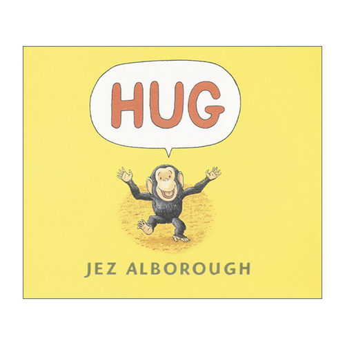英文原版 Hug 抱抱 妈妈的爱 格林威大奖作家Jez Alborough代表绘本 大开本纸板书 英文版 进口英语原版书籍