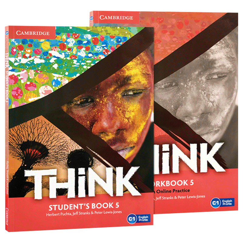 剑桥英语中学教材5级 英文原版 Cambridge Think Level 5 Student's Book 学生书+练习册 英文版进口原版书籍