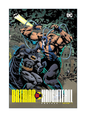 英文原版 Batman Knightfall Omnibus Vol. 1 蝙蝠侠 骑士陨落 精选集 卷一 精装新版 DC漫画 Chuck Dixon 英文版 进口英语书籍