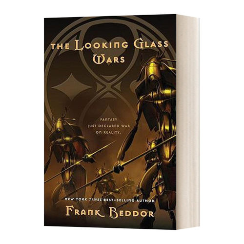 英文原版 The Looking Glass Wars 玻璃战争 青少年奇幻冒险小说 Frank Beddor 英文版 进口英语原版书籍儿童全英语书