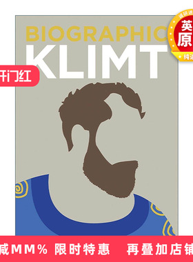 英文原版 Biographic Klimt 克里姆特 象征主义画家 信息图表式精装名人传记 英文版 进口英语原版书籍