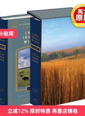 英文原版 Laura Ingalls Wilder The Little House Books The LOA Collection小木屋 两本盒装套装 精装美国文库 英文版进口英语书