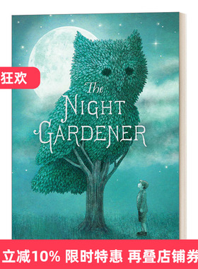 英文原版绘本 The Night Gardener 午夜园丁 英文版 进口英语原版书籍