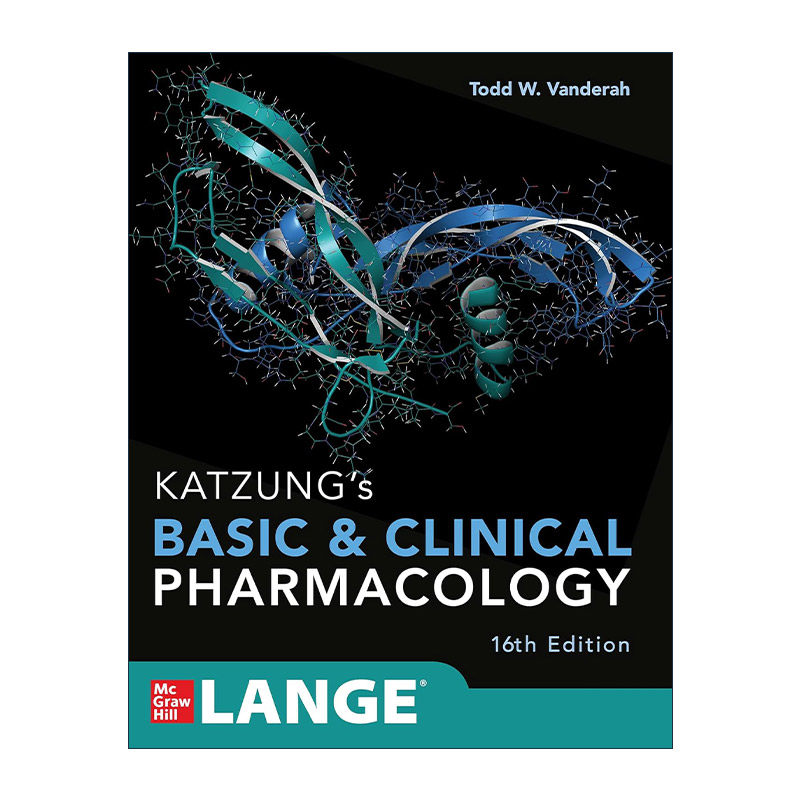 英文原版 Basic and Clinical Pharmacology 基础与临床药理学 第16版 英文版 进口英语原版书籍