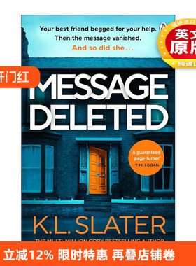 英文原版 Message Deleted 消失的短信 K. L. Slater 畅销悬疑惊悚小说 英文版 进口英语原版书籍