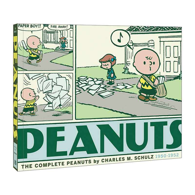 英文原版The Complete Peanuts 1950-1952 Vol.1 Paperback Edition史努比漫画 花生系列1950-1952 第一卷 英文版进口英语原版书籍