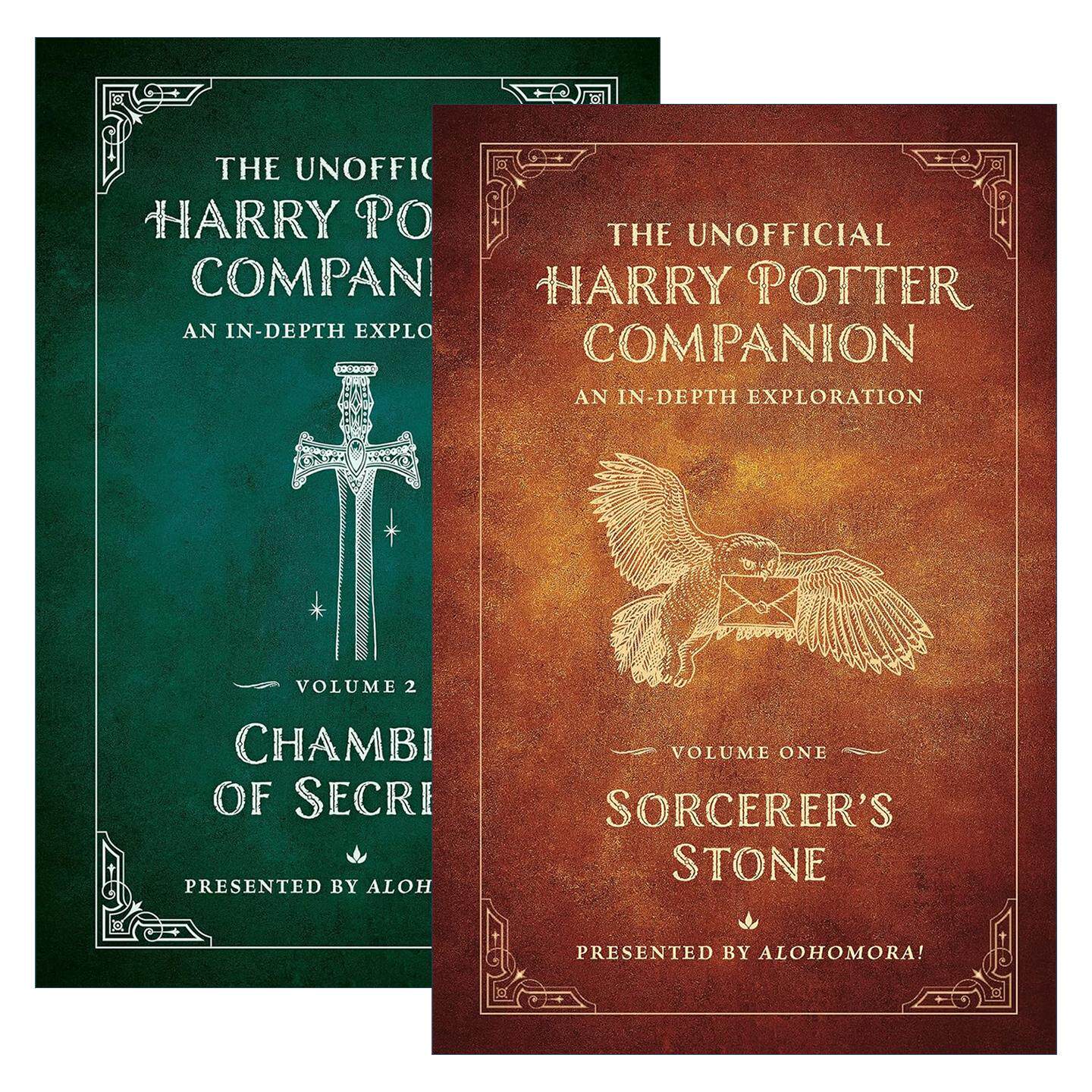 英文原版 The Unofficial Harry Potter Companion 哈利波特拓展系列2册 魔法石 密室 精装 英文版 进口英语原版书籍