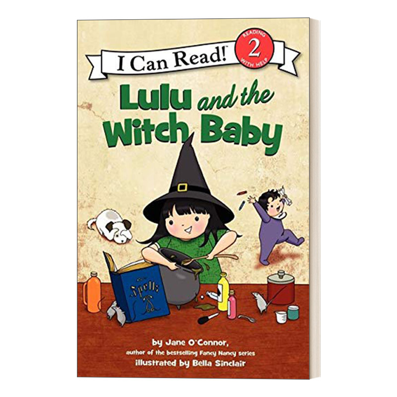 英文原版 Lulu and the Witch Baby 露露和女巫宝宝 I Can Read Level 2分级阅读 英文版 进口英语原版书籍