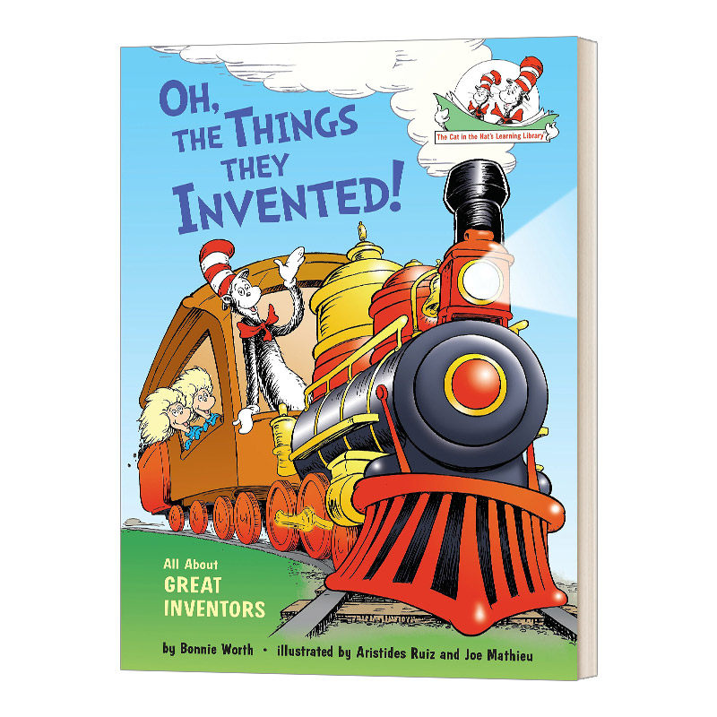 英文原版 Oh the Things They Invented 苏斯博士 戴帽子的猫图书馆 伟大的发明家 精装 英文版 进口英语原版书籍儿童全英语书
