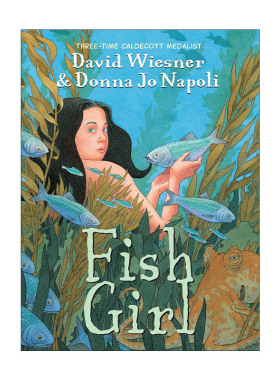 英文原版 Fish Girl 人鱼女孩 图像小说 David Wiesner 英文版 进口英语原版书籍