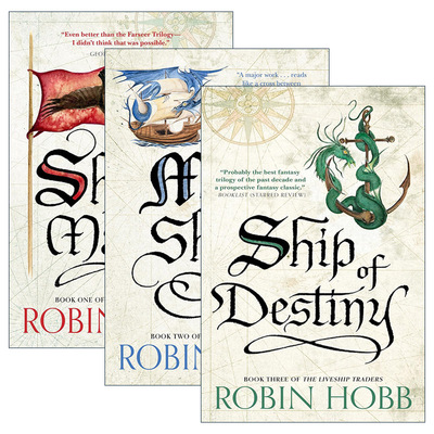 英文原版 The Liveship Traders Trilogy魔法活船三部曲新版系列 套装3册 奇幻小说 Robin Hobb 英文版 进口英语原版书籍