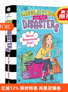 英文原版 Worst Broommate Ever 中学和其他倒霉故事1 精装 英文版 进口英语原版书籍