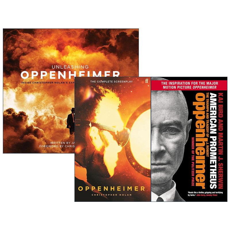 英文原版 Oppenheimer 奥本海默系列3册 原子弹之父 英文版 进口英语原版书籍 - 实物图
