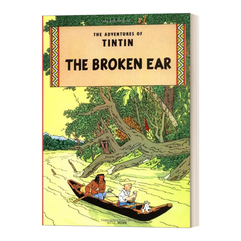 英文原版 The Broken Ear 丁丁历险记 破损的耳朵 英文版 进口英语原版书籍
