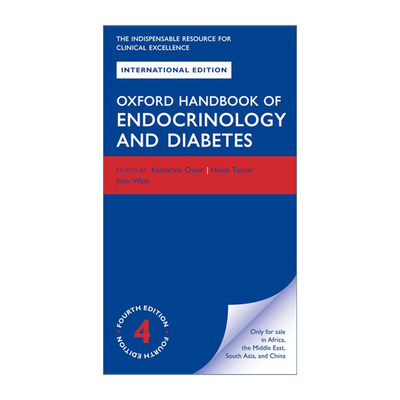 英文原版 Oxford Handbook of Endocrinology and Diabetes 牛津内分泌与糖尿病手册 第四版 英文版 进口英语原版书籍
