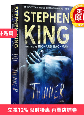 英文原版 Thinner 瘦到死 斯蒂芬金 影视原著 英文版 进口英语原版书籍