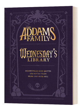 英文原版小说 The Addams Family Wednesday's Library 亚当斯一家 周三图书馆 精装毛边书 英文版 进口英语原版书籍