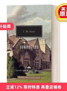 英文原版小说 Howards End Everyman's Library Contemporary Classics 霍华德庄园 E. M. Forster福斯特 人人图书馆 进口英语书