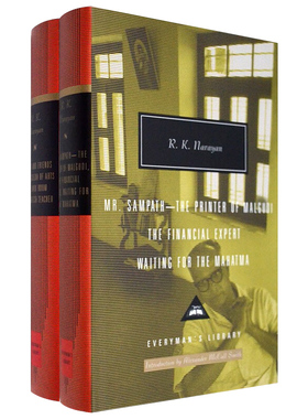 英文原版小说 R K Narayan Omnibus R·K·纳拉扬作品全集2册 Everyman精装收藏版 英文版 进口英语原版书籍