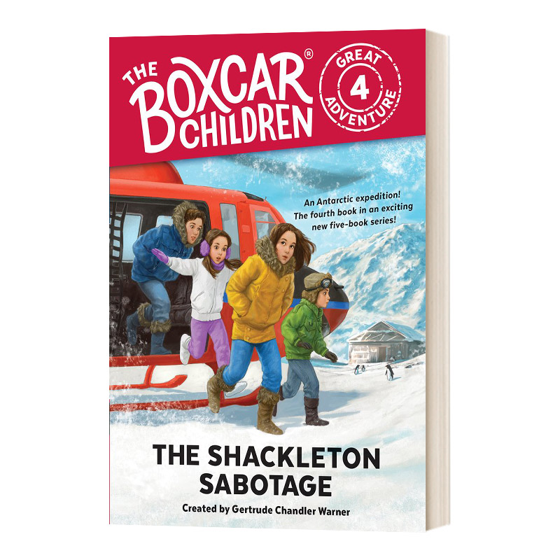 英文原版 The Boxcar Children Great Adventure 4棚车少年伟大冒险系列4沙克尔顿破坏英文版进口英语原版书籍儿童全英语书