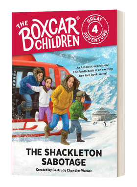 英文原版 The Boxcar Children Great Adventure 4 棚车少年伟大冒险系列4 沙克尔顿破坏 英文版 进口英语原版书籍儿童全英语书