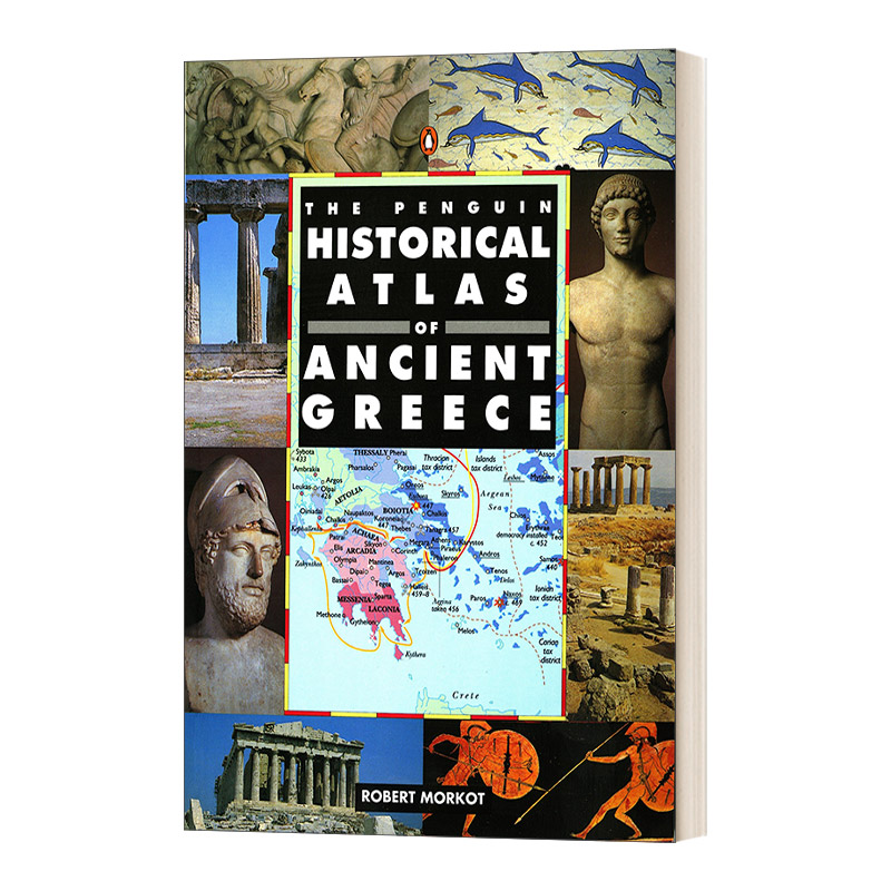 英文原版 The Penguin Historical Atlas of Ancient Greece企鹅古希腊历史地图集历史地理学工具书外国文学英文版进口书籍