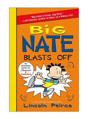 英文原版 Big Nate Blasts Off 大内特8 章节书漫画小说 英文版 进口英语原版书籍
